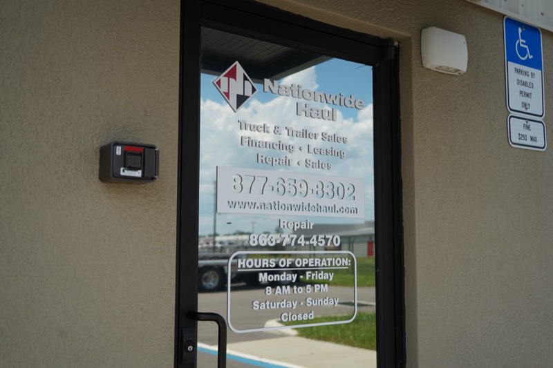 Nationwide Haul front entrance and office in Lakeland FL